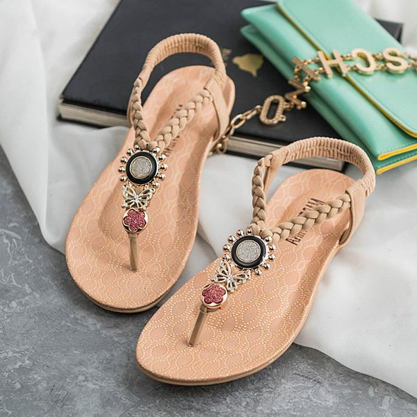 drop women sandals summer flat 2021 bohemian flip flops shoes roman casual beach slip-on slippers, Black
drop women sandals summer flat 2021 bohemian flip flops shoes roman casual beach slip-on slippers, Black