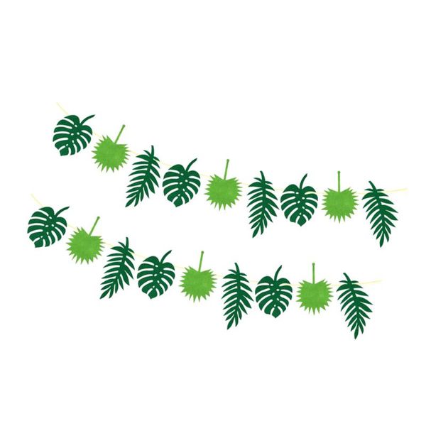 party decoration 2 x hawaiian tropical leaves leaf banner garland luau green
party decoration 2 x hawaiian tropical leaves leaf banner garland luau green
