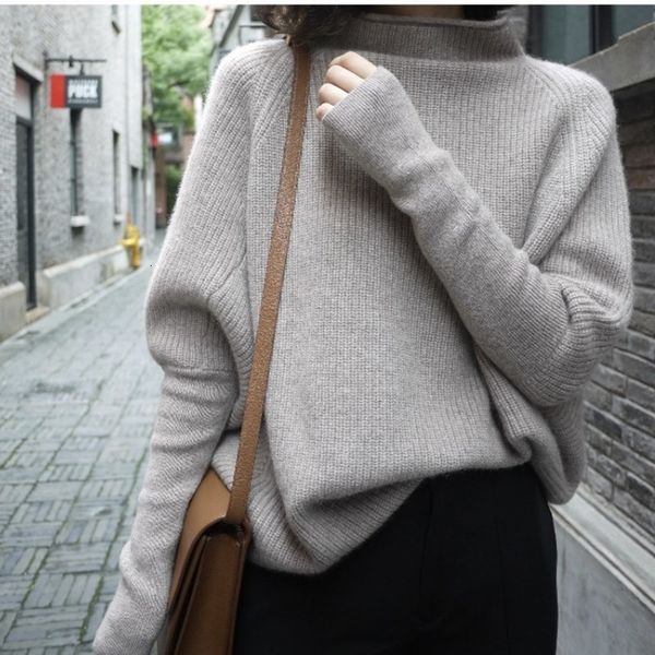 women's sweaters autumn and winter high neck cashmere sweater bat female thick loose plus size wool knitted or crocheted qsjj, White;black
women's sweaters autumn and winter high neck cashmere sweater bat female thick loose plus size wool knitted or crocheted qsjj, White;black