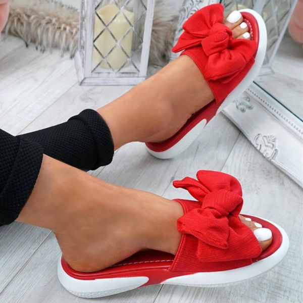 slippers summer women cotton fabric butterfly knot bow tie thick soft sole platform flat peep toe outdoor slides ladies shoes, Black
slippers summer women cotton fabric butterfly knot bow tie thick soft sole platform flat peep toe outdoor slides ladies shoes, Black