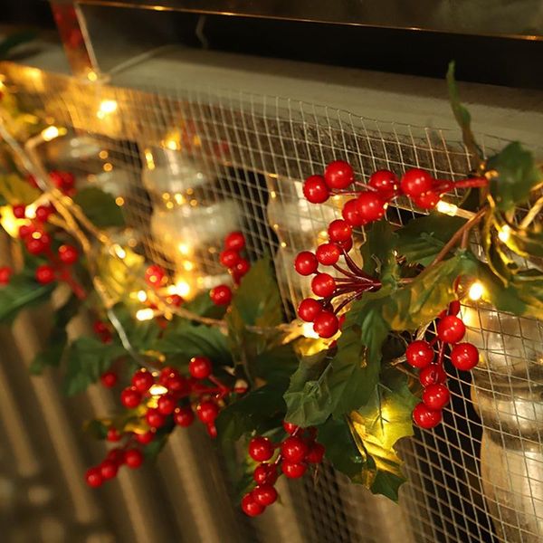 christmas party simulation plant leaves red fruit rattan mall window decoration 1.8m with light string 2021 decorative flowers & wreaths
christmas party simulation plant leaves red fruit rattan mall window decoration 1.8m with light string 2021 decorative flowers & wreaths