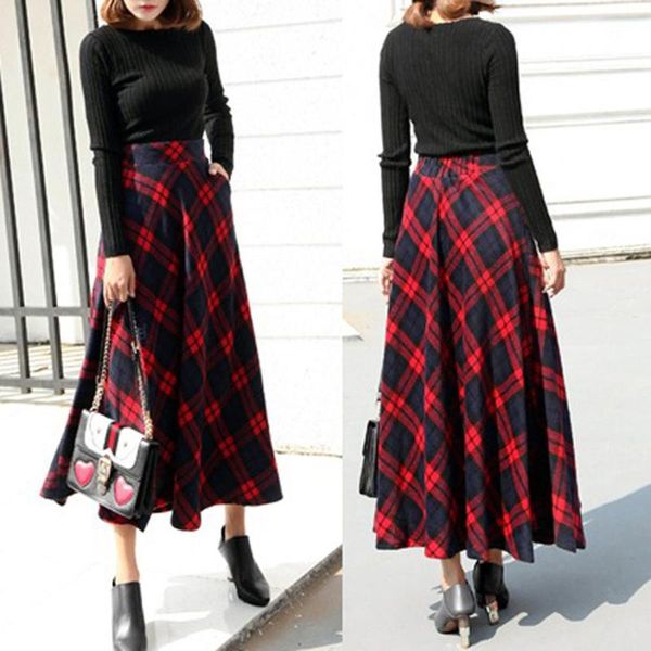 skirts womens vintage plaid long skirt for women streetwear zipper elastic high waist 2021 winter flare ankle, Black
skirts womens vintage plaid long skirt for women streetwear zipper elastic high waist 2021 winter flare ankle, Black