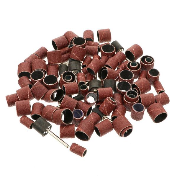 102pcs/set drum mandrel nail manicure polishing sandpaper bands sanding sleeves false nails, Red;gold
102pcs/set drum mandrel nail manicure polishing sandpaper bands sanding sleeves false nails, Red;gold