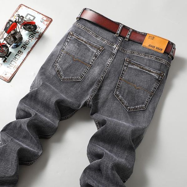 men's jeans 42-46 brand plus size autumn winter loose straight thick denim trousers male stretch casual pants, Blue
men's jeans 42-46 brand plus size autumn winter loose straight thick denim trousers male stretch casual pants, Blue