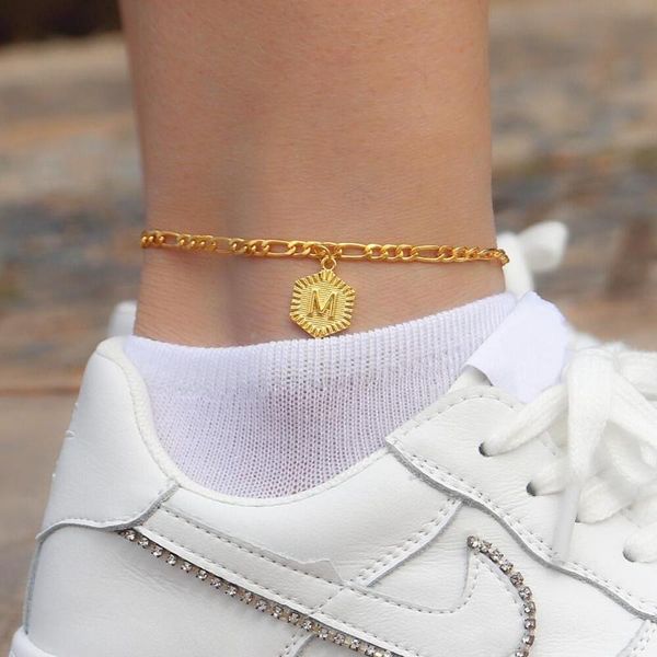 anklets initial letter anklet hexagon alphabet leg bracelets for women foot jewelry a-z gold plated chain sandalias de mujer, Red;blue
anklets initial letter anklet hexagon alphabet leg bracelets for women foot jewelry a-z gold plated chain sandalias de mujer, Red;blue