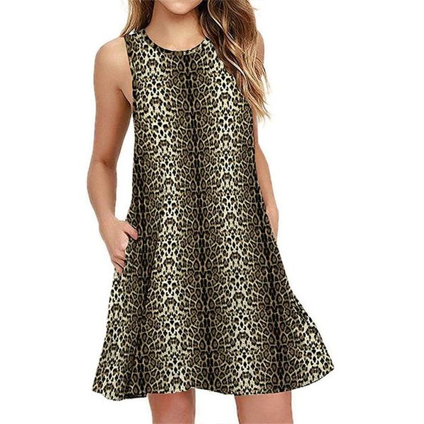 casual dresses plus size leopard print loose a-line dress 2021 summer beach women sleeveless o-neck pocket vestidos, Black;gray
casual dresses plus size leopard print loose a-line dress 2021 summer beach women sleeveless o-neck pocket vestidos, Black;gray