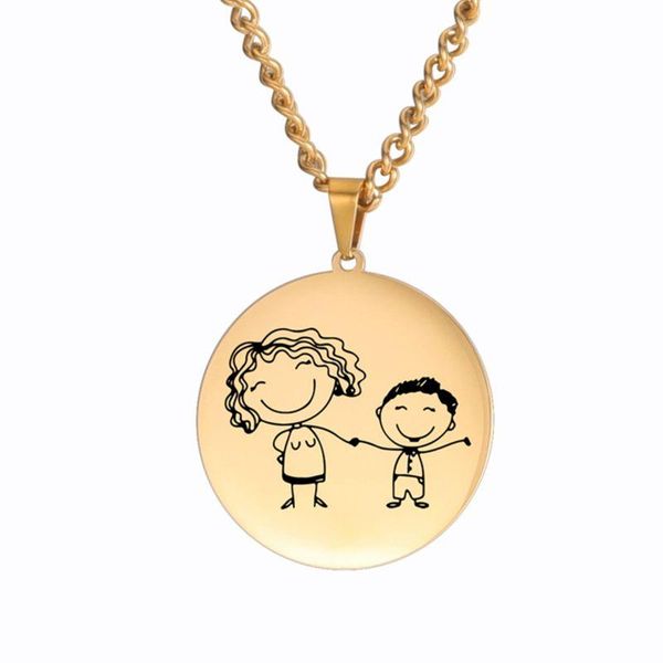 pendant necklaces 10pcs family series mother and son father necklace stainless steel jewelry gift for man woman wholesale, Silver
pendant necklaces 10pcs family series mother and son father necklace stainless steel jewelry gift for man woman wholesale, Silver