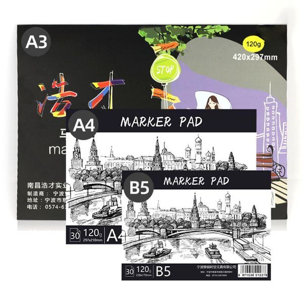 gift sets g92e a3/a4/b5 drawing paper pad notebook sketch for marker art paiting diary student gifts 30 sheets
gift sets g92e a3/a4/b5 drawing paper pad notebook sketch for marker art paiting diary student gifts 30 sheets