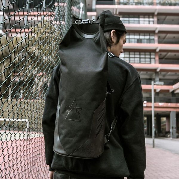 backpack personality large capacity travel tide roll cover bucket men's hip hop outdoor sports mountaineering bag
backpack personality large capacity travel tide roll cover bucket men's hip hop outdoor sports mountaineering bag