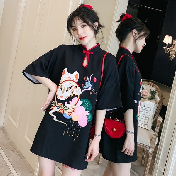black oriental dress short cheongsam chinese dress qipao robe vintage femme gothic clothes woman chinese dragon dress 10513, Red
black oriental dress short cheongsam chinese dress qipao robe vintage femme gothic clothes woman chinese dragon dress 10513, Red