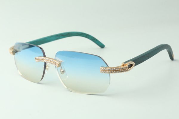 designer double row diamond sunglasses 3524024 with teal wood arms glasses,direct sales, size: 18-135mm, White;black
designer double row diamond sunglasses 3524024 with teal wood arms glasses,direct sales, size: 18-135mm, White;black