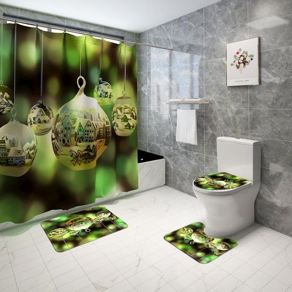 bath mats modern christmas home decoration set and shower curtain 4pcs 3d printed bathroom carpet toilet foot mat washable
bath mats modern christmas home decoration set and shower curtain 4pcs 3d printed bathroom carpet toilet foot mat washable