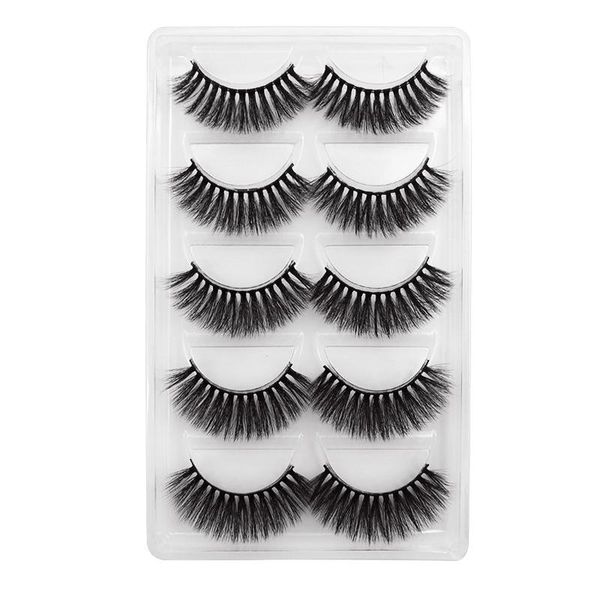 false eyelashes 5 pairs of handmade 3d soft mink hair natural long light makeup extension tools
false eyelashes 5 pairs of handmade 3d soft mink hair natural long light makeup extension tools