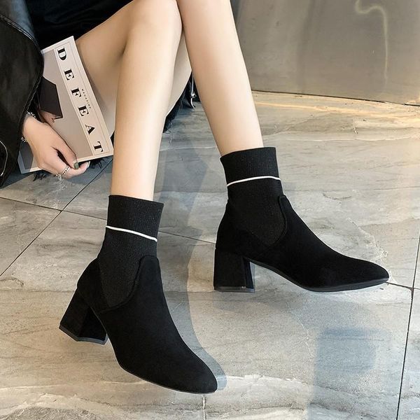 boots black flock ankle female 2021 sock for women shoes woman autumn winter square high heels slip on ladies
boots black flock ankle female 2021 sock for women shoes woman autumn winter square high heels slip on ladies