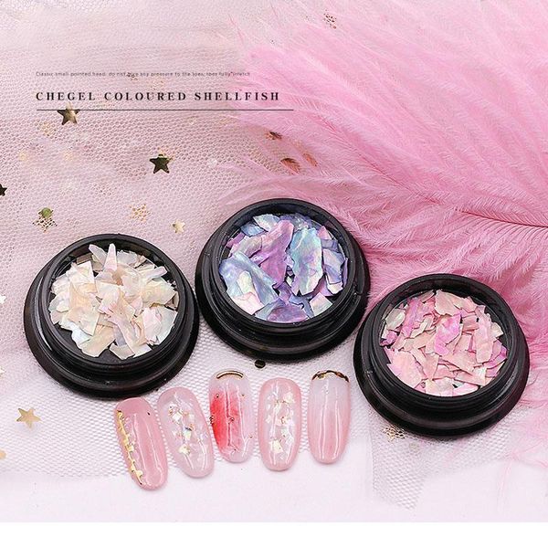 nail pink purple seashells art decorations mixed size seashell slices crushed irregular broken flakes diy design1, Silver;gold 
nail pink purple seashells art decorations mixed size seashell slices crushed irregular broken flakes diy design1, Silver;gold
