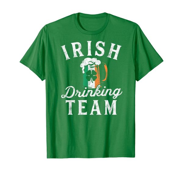irish drinking team shirt st patrick's day group squad crew, White;black