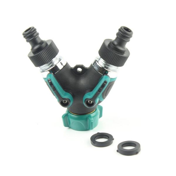 outdoor tap y-shaped watering connector distributor 2-way garden plant faucet water hose splitter irrigation valve equipments
outdoor tap y-shaped watering connector distributor 2-way garden plant faucet water hose splitter irrigation valve equipments