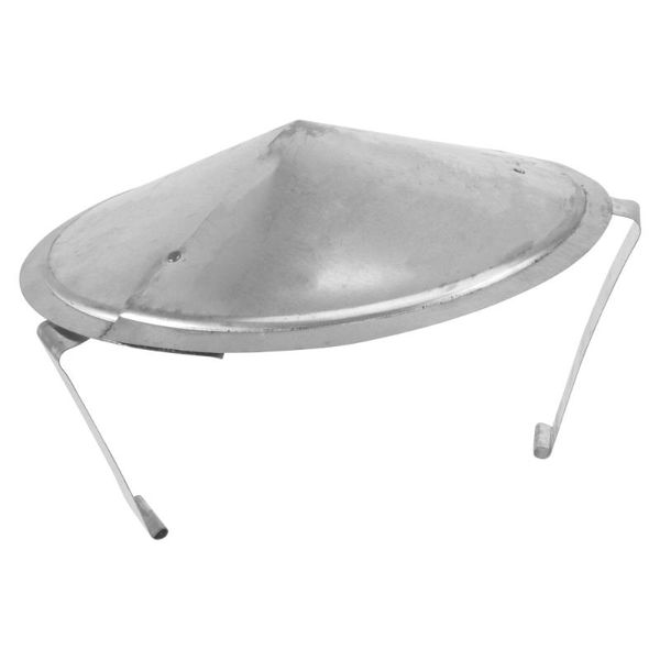 1pc practical rainproof smokestack cap dutrable smoke funnel cover silver outdoor hats, Black;white
1pc practical rainproof smokestack cap dutrable smoke funnel cover silver outdoor hats, Black;white