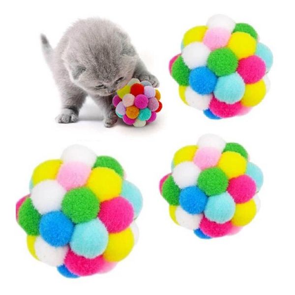 cat toys toy ball pet supplies intelligence bell artificial colorful teaser 4/7cm multicolor plastic
cat toys toy ball pet supplies intelligence bell artificial colorful teaser 4/7cm multicolor plastic
