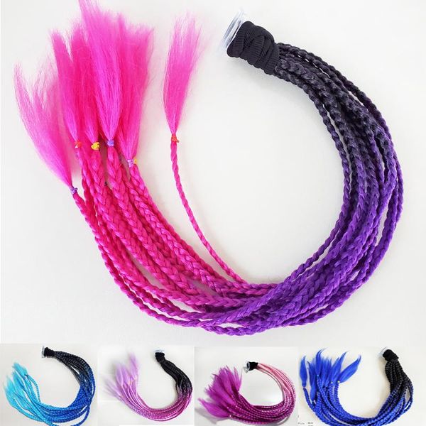 synthetic wigs dianqi hair 24 inch women lucency suction cup multicoloured braids ponytail on the helmets manner of wearing, Black
synthetic wigs dianqi hair 24 inch women lucency suction cup multicoloured braids ponytail on the helmets manner of wearing, Black