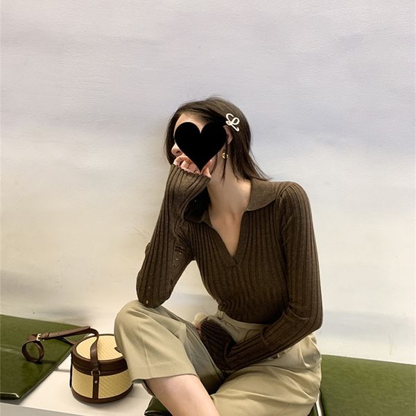 ada miss autumn new week * yutong temperament lapel all wool bottomed shirt women's pullover slim knit, White;black
ada miss autumn new week * yutong temperament lapel all wool bottomed shirt women's pullover slim knit, White;black