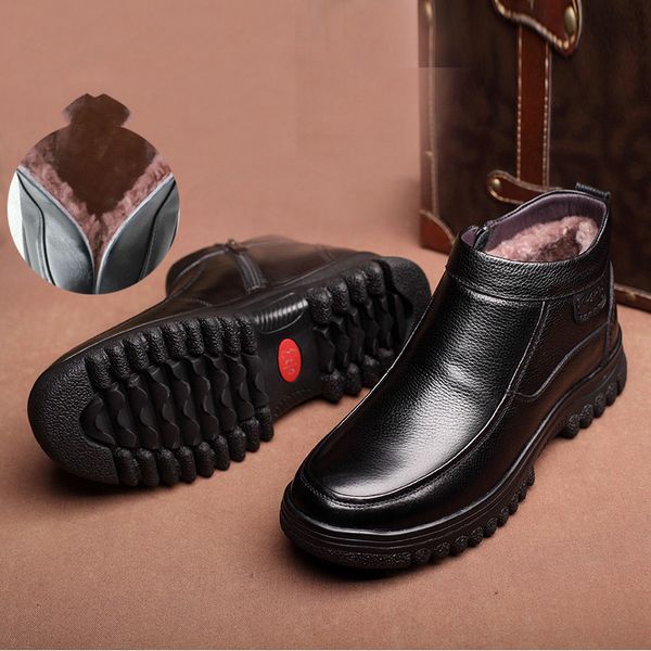 genuine leather winter boots men fashion footwear business casual shoes snow zapatos de hombre gi4h, Black
genuine leather winter boots men fashion footwear business casual shoes snow zapatos de hombre gi4h, Black