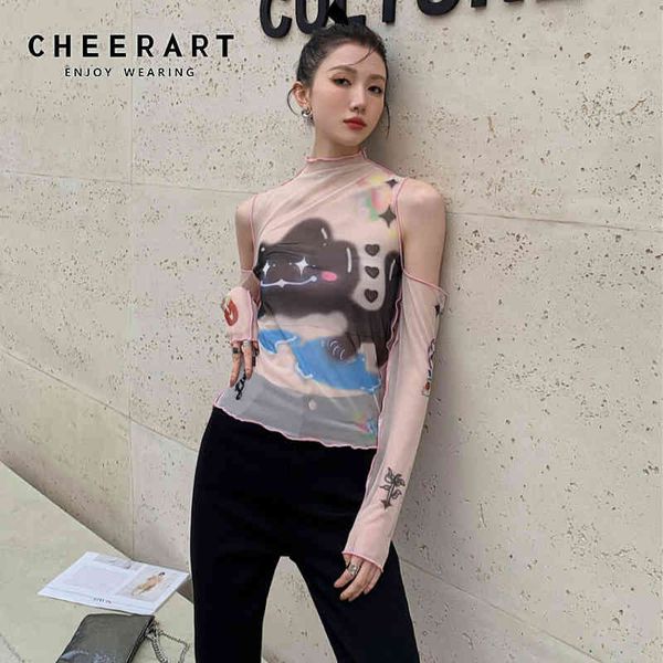 off the shoulder mesh long sleeve tees print tshirt see through t shrit ladies fashion bodycon desinger clothes 210427, White
off the shoulder mesh long sleeve tees print tshirt see through t shrit ladies fashion bodycon desinger clothes 210427, White