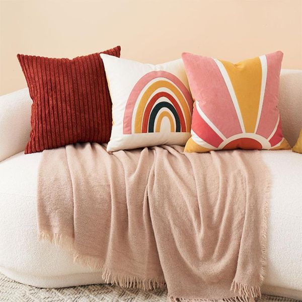 cushion/decorative pillow fashion cute rainbow pillow/almofadas case,modern simple seat back cushion cover 30x50 45 50 60,decorative throw c
cushion/decorative pillow fashion cute rainbow pillow/almofadas case,modern simple seat back cushion cover 30x50 45 50 60,decorative throw c
