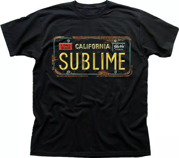 SUBLIME LONG BEACH Car NUMBER Plate black printed cotton t-shirt 9593, White;black
SUBLIME LONG BEACH Car NUMBER Plate black printed cotton t-shirt 9593, White;black
