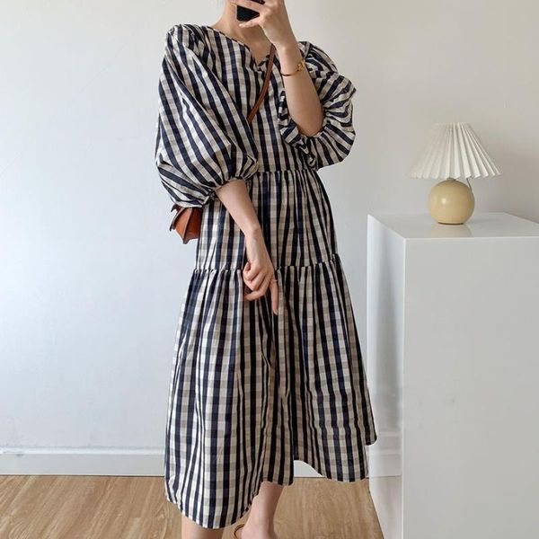 casual dresses dress women lantern sleeve plaid mature ladies a-line design folds streetwear ulzzang chic v-neck elegant female tender cloth, Black;gray
casual dresses dress women lantern sleeve plaid mature ladies a-line design folds streetwear ulzzang chic v-neck elegant female tender cloth, Black;gray