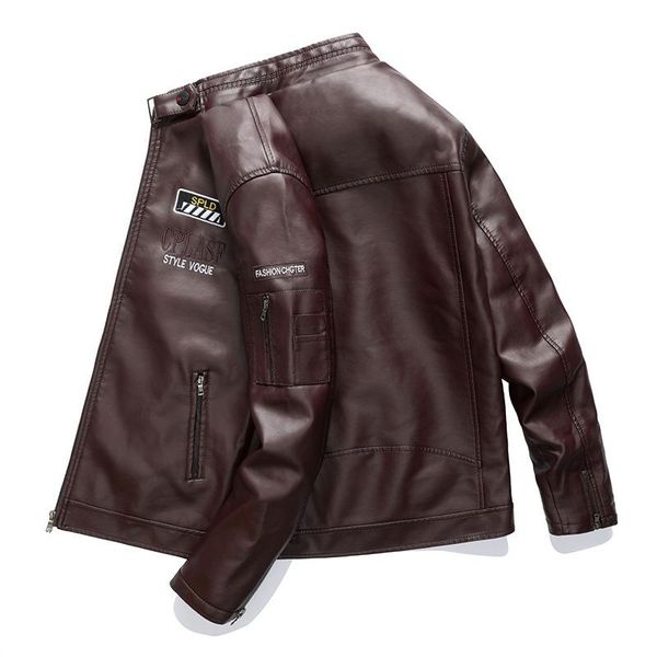 men's jackets 2021 style mens coat casual windproof outwear leather for men, Black;brown
men's jackets 2021 style mens coat casual windproof outwear leather for men, Black;brown