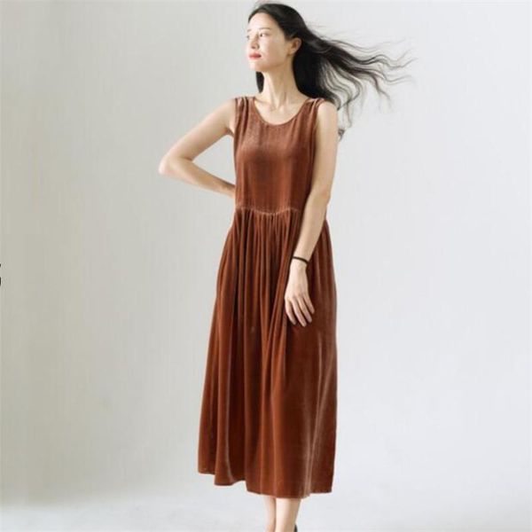 casual dresses elegant o-neck women velvet tank dress 2021 autumn female soft a-line party seeveless sundress vestido de fiesta, Black;gray
casual dresses elegant o-neck women velvet tank dress 2021 autumn female soft a-line party seeveless sundress vestido de fiesta, Black;gray