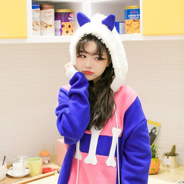 women's hoodies & sweatshirts princess sweet lolita super adorable bf wind age dog loose version color hooded ears and long sleeved vc, Black
women's hoodies & sweatshirts princess sweet lolita super adorable bf wind age dog loose version color hooded ears and long sleeved vc, Black