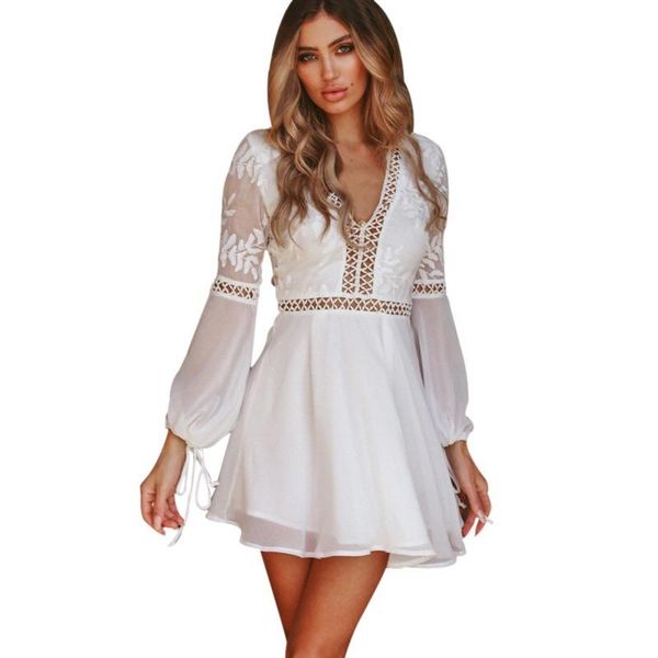 bohemian women embroidery dresses v-neck long sleeve lace trim short femme mini vestido white hollow out dress casual, Black;gray
bohemian women embroidery dresses v-neck long sleeve lace trim short femme mini vestido white hollow out dress casual, Black;gray