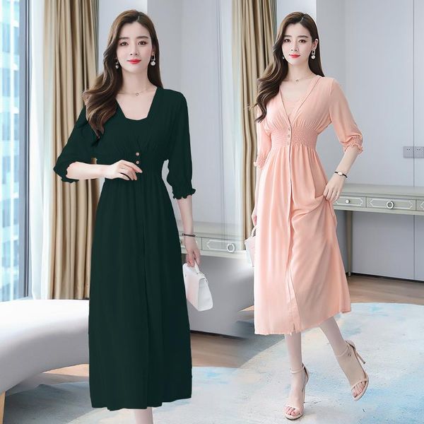 casual dresses houthion women plus size chiffon bohemia draw back solid fashion short sleeve dress a-line mid-calf, Black;gray
casual dresses houthion women plus size chiffon bohemia draw back solid fashion short sleeve dress a-line mid-calf, Black;gray