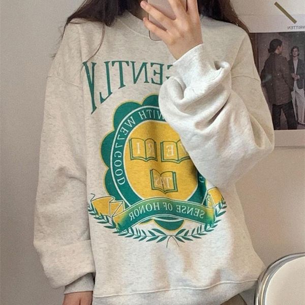 women's hoodies & sweatshirts 2021 arrival spring/autumn women loose casual cotton letter print pullovers long sleeve o-neck p53, Black
women's hoodies & sweatshirts 2021 arrival spring/autumn women loose casual cotton letter print pullovers long sleeve o-neck p53, Black