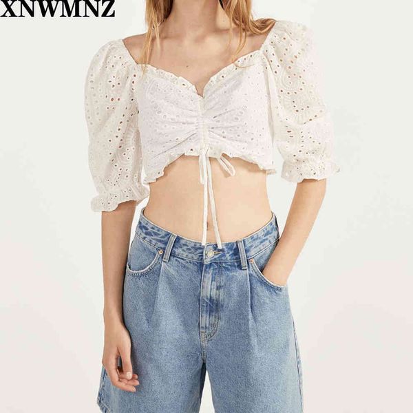 summer hollow embroidery crop women zipper off shoulder backless short sleeves drawstring blouse club party female 210510, White
summer hollow embroidery crop women zipper off shoulder backless short sleeves drawstring blouse club party female 210510, White
