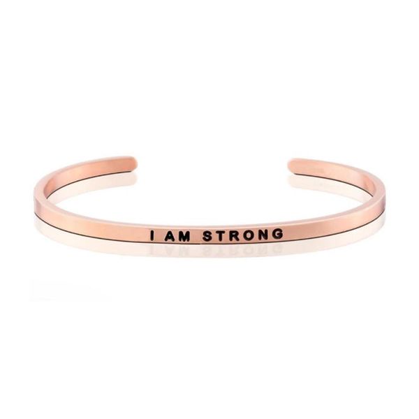 bangle 4mm i am strong rose gold 2021 trend quotes mantra bracelets 316l stainless steel open cuff inspirational jewelry, Black
bangle 4mm i am strong rose gold 2021 trend quotes mantra bracelets 316l stainless steel open cuff inspirational jewelry, Black