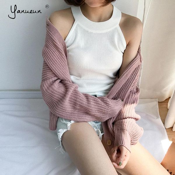 women's tanks & camis yanueun knitted solid multi colors tank basic ladies bottoming vest female spring summer top, White
women's tanks & camis yanueun knitted solid multi colors tank basic ladies bottoming vest female spring summer top, White