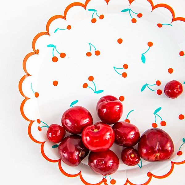 disposable dinnerware cherry theme party tableware cute paper plate birthday baby shower event wedding carnival decoration supplies
disposable dinnerware cherry theme party tableware cute paper plate birthday baby shower event wedding carnival decoration supplies