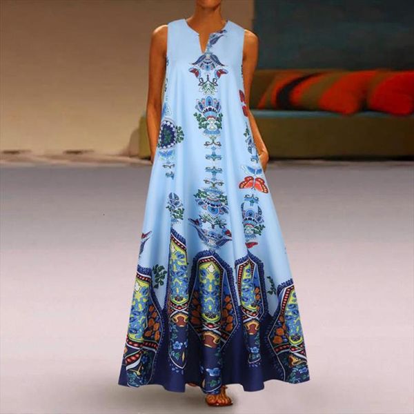 summer printing casual women dresses vintage loose sleeveless sundress long maxi plus size tank vestidos, Black;gray
summer printing casual women dresses vintage loose sleeveless sundress long maxi plus size tank vestidos, Black;gray