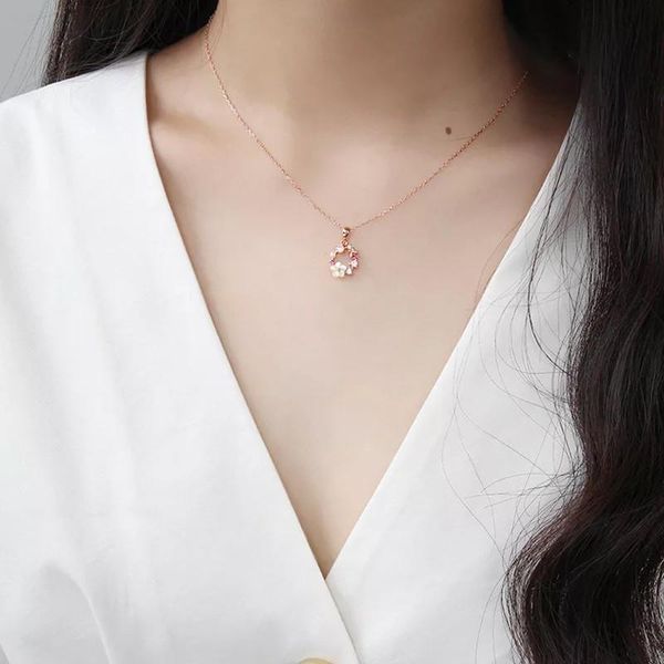 pendant necklaces flower necklace wreath temperament clavicle chain rose gold crystal bridal wedding jewelry for women, Silver
pendant necklaces flower necklace wreath temperament clavicle chain rose gold crystal bridal wedding jewelry for women, Silver