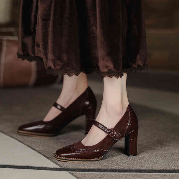 dress shoes new spring autumn retro mary janes woman fashion fretwork bullock women's pumps casual shallow heels for women 0av1, Black
dress shoes new spring autumn retro mary janes woman fashion fretwork bullock women's pumps casual shallow heels for women 0av1, Black