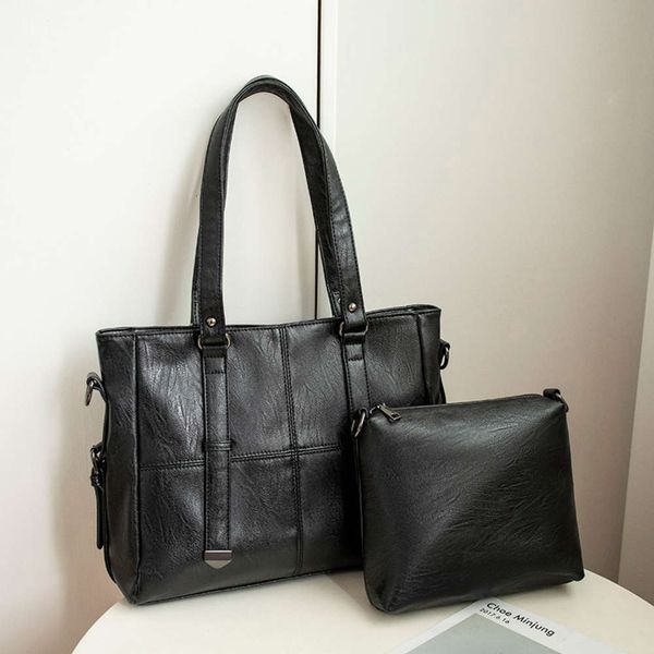 spring 2021 splicing women's bag big tote simple leisure large capacity soft leather pu
spring 2021 splicing women's bag big tote simple leisure large capacity soft leather pu