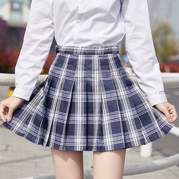 pleated high waist a-word slim 2021 spring and summer short college style women's skirt, Black
pleated high waist a-word slim 2021 spring and summer short college style women's skirt, Black