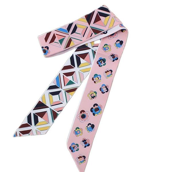 summer women's silk scarf street style twill print ladies headscarf tied bag handle ribbon long strip shawl beach female m46 scarves, Blue;gray
summer women's silk scarf street style twill print ladies headscarf tied bag handle ribbon long strip shawl beach female m46 scarves, Blue;gray