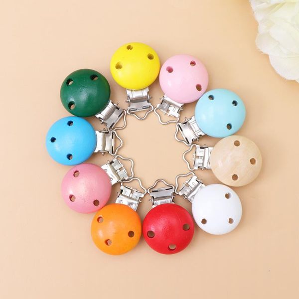 pacifiers# 10pcs wooden infant pacifier clip teething soother round shape bright color for baby
pacifiers# 10pcs wooden infant pacifier clip teething soother round shape bright color for baby