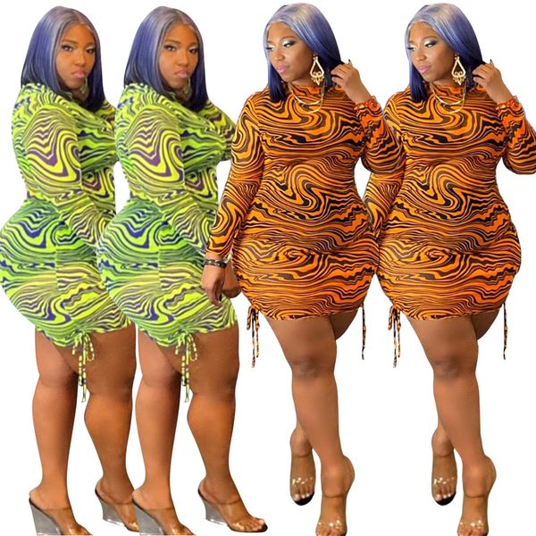 Casual Dresses Woman Party Night Plus Size Clothes Tight Print Animal Print Drawstring Above Knee,mini Full Sleeve Dress, Black;gray
Casual Dresses Woman Party Night Plus Size Clothes Tight Print Animal Print Drawstring Above Knee,mini Full Sleeve Dress, Black;gray