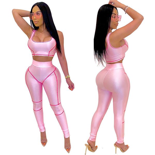 summer fashion women's solid color two piece crop and ny bodycon pants sets fitness workout exercise outfits, Gray
summer fashion women's solid color two piece crop and ny bodycon pants sets fitness workout exercise outfits, Gray