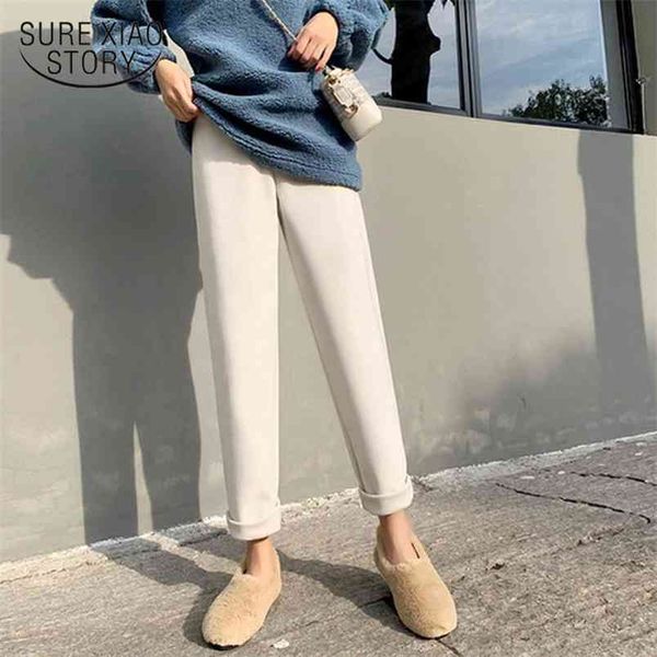 autumn winter pants women high waist harem casual loose trousers woolen female pantalon fashion clothing 11473 210421, Black;white
autumn winter pants women high waist harem casual loose trousers woolen female pantalon fashion clothing 11473 210421, Black;white